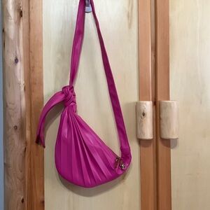 Betsey Johnson Pleats and Thank You Sling Bag